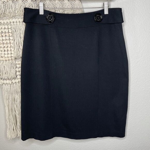 Anne Klein Black Skirt Large - Picture 1 of 5